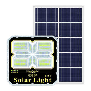 太陽能投光燈led戶外防水庭院燈光控太陽能路燈照明家用廠房新款