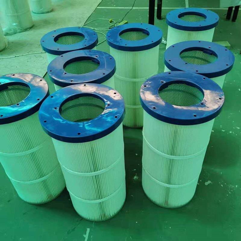 滤筒筒除尘网器配件阻燃覆膜滤芯涂装FXN抛丸机滤集粉防尘静电过