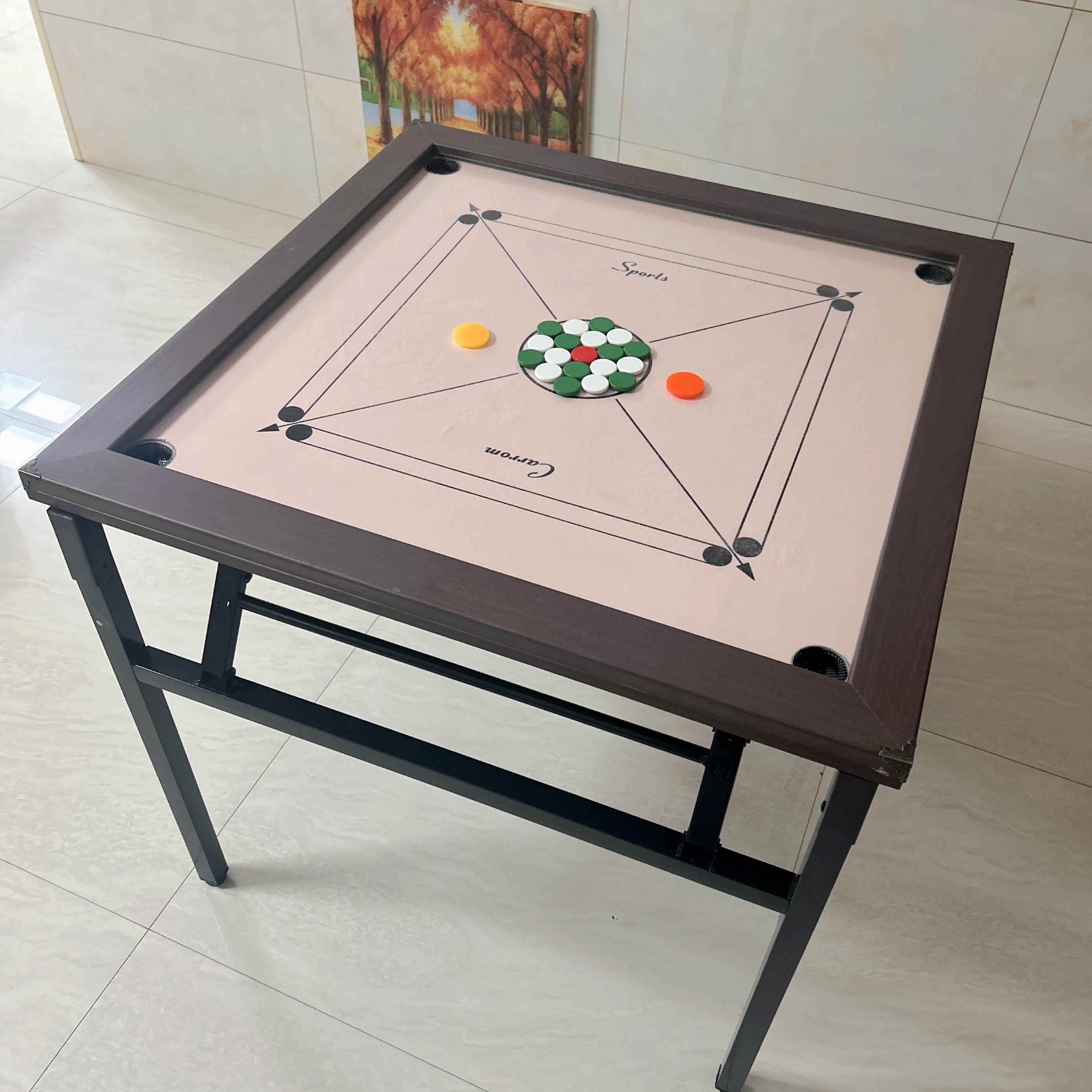 克洛格克朗棋桌carrom 卡罗姆棋盘棋牌掼蛋桌克朗球丝滑家用桌面