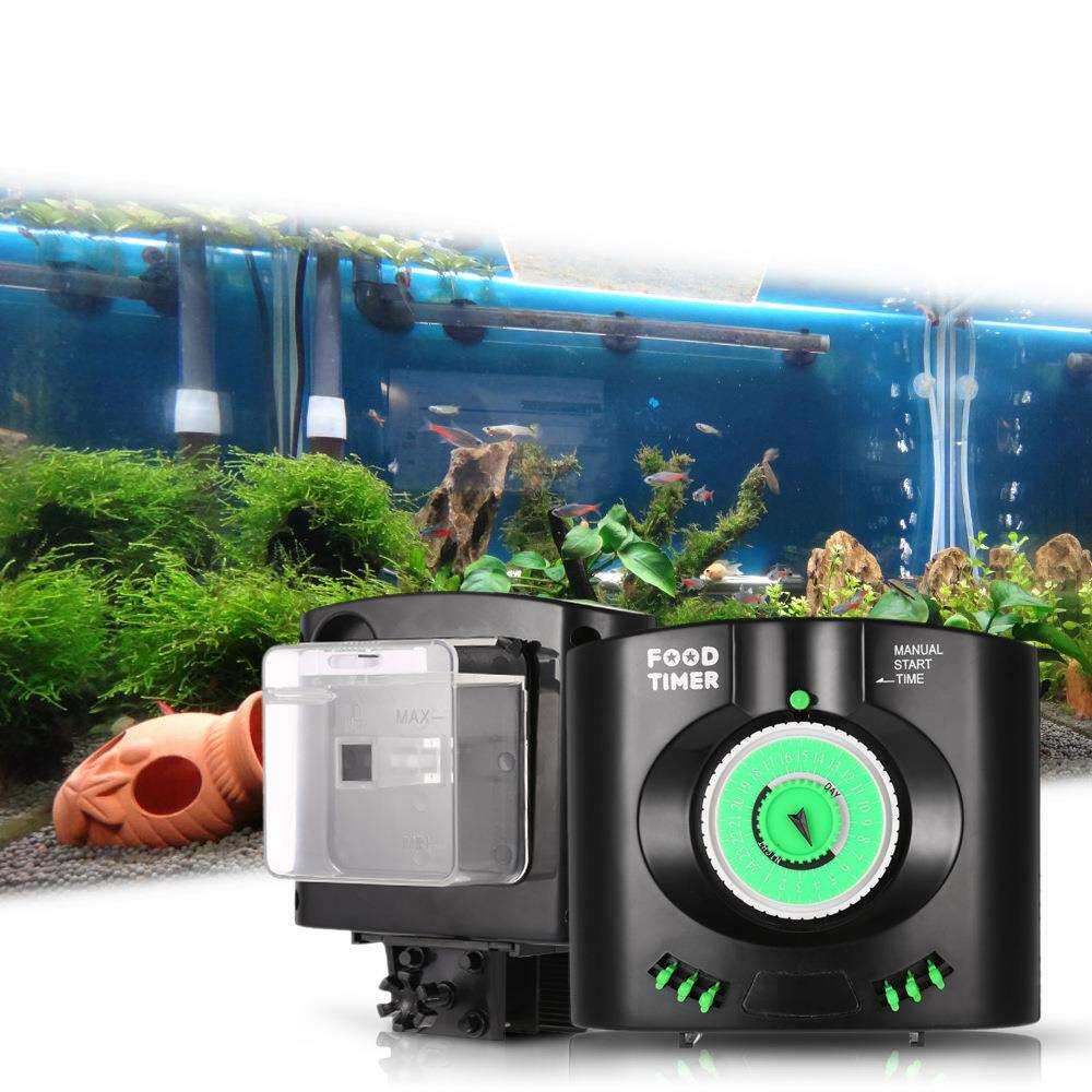 银声WT-180A鱼缸自动喂食器喂鱼器投料机水族用品定时喂食器广东