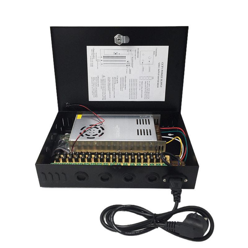 12V30a监控集中供电电源led灯带专用大功率直流稳压开关电源24伏