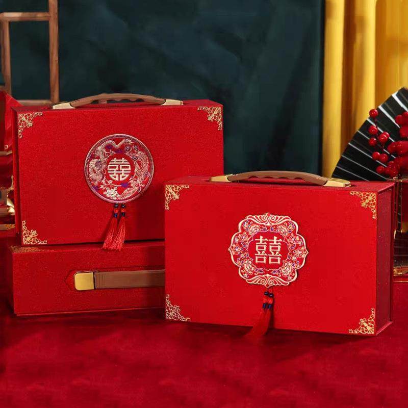 结婚礼金箱提亲聘金盒现金彩礼箱陪嫁手饰盒彩礼盒子订婚礼金盒,节庆用品/礼品,陪嫁用品套装,淘宝优惠券,粉丝福利购,淘宝优惠卷
