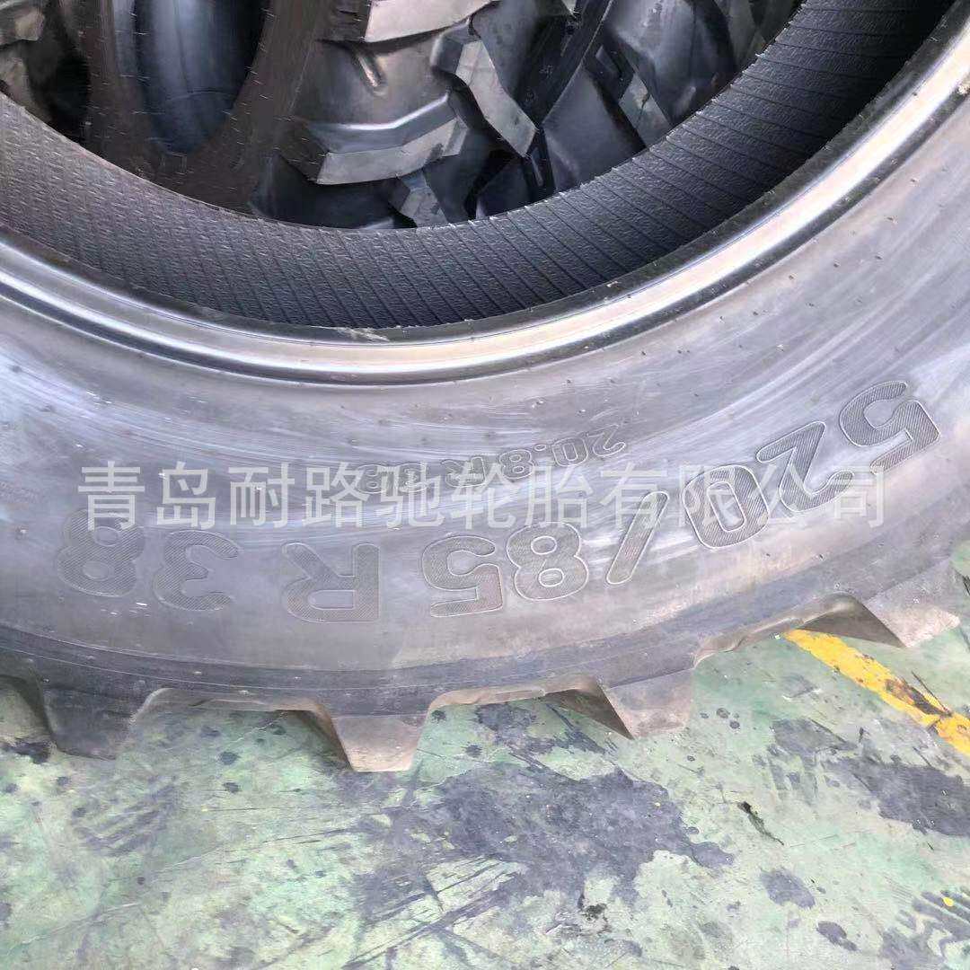 工业拖拉机轮胎420/85R28 人字花纹520/85R38 真空子午线轮胎