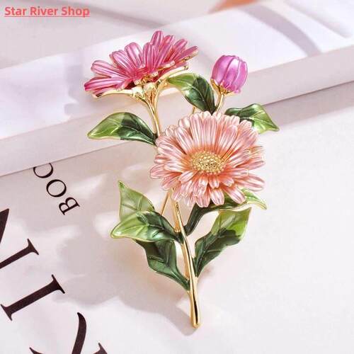 Daisy Flower Enamel Pin Women&ampamp#39s Pins And Brooch
