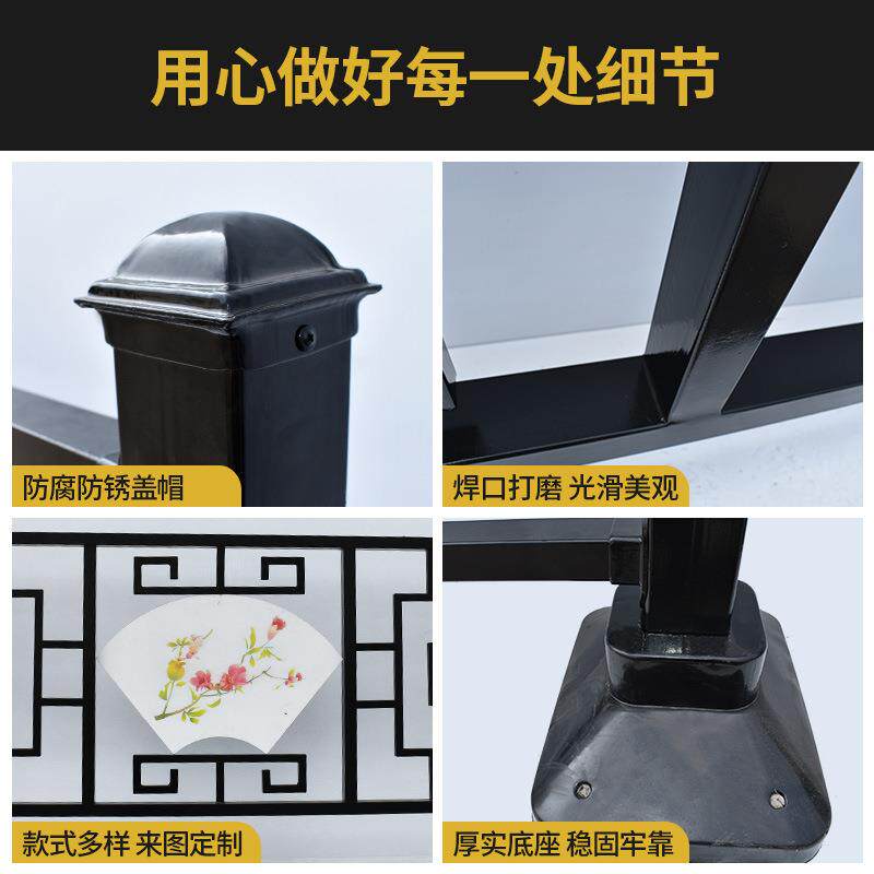 人行道护栏市政交通马路两侧机非隔离防护栏人车分流市政护栏