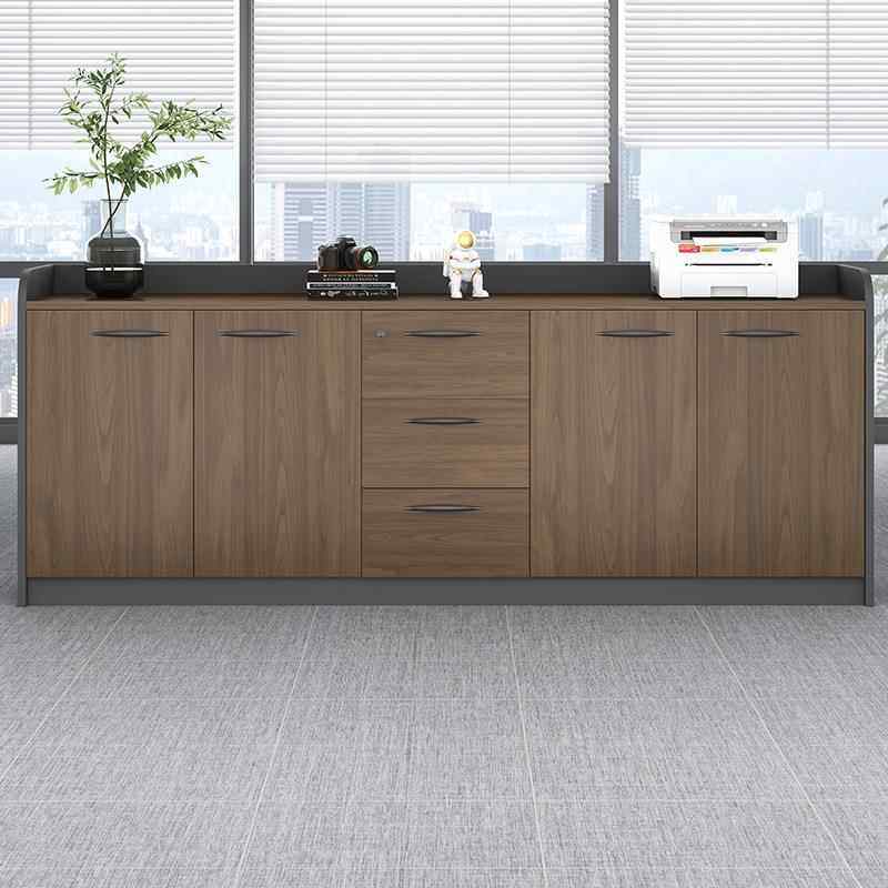 矮柜会议室茶水柜办公室办公柜子文件柜隔断柜带锁储物柜打印机柜