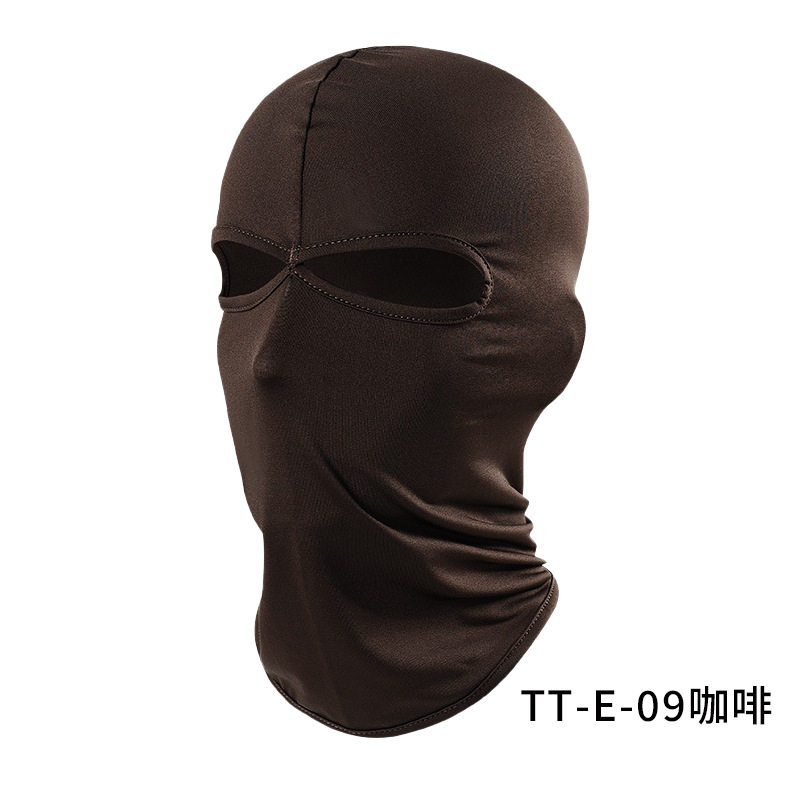 冬季保暖头套男女防风防寒面罩锁温头盔内衬电动车骑行护脸罩挡风