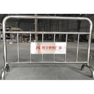 304不锈钢铁马护栏隔离栏地铁商场学校排队围栏铁马套