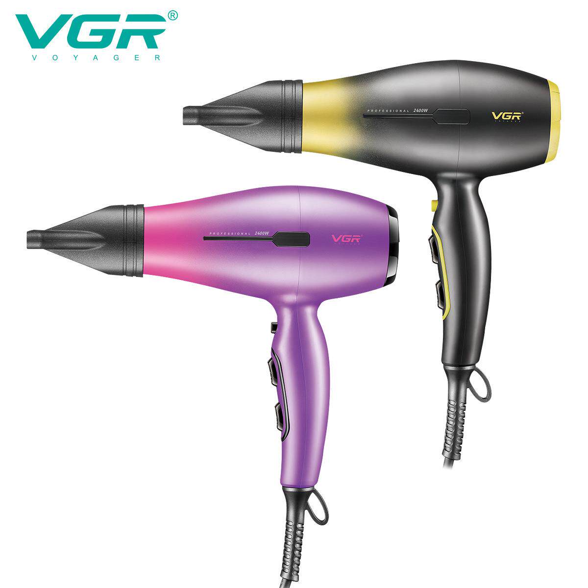 VGR461跨境新款热销家用电吹风机户外旅行低噪音恒温护发吹风机