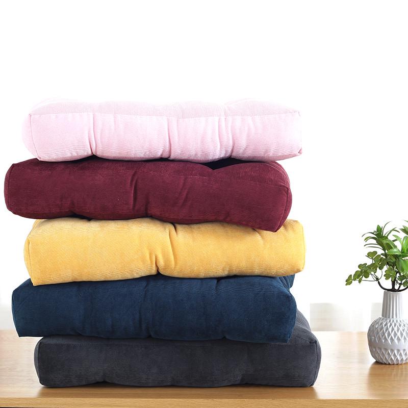 加大加厚毛绒坐垫蒲团垫餐椅垫榻榻米地板垫办公室电脑椅子软座垫