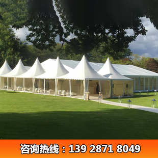 厂家外销3-10米尖顶帐篷户外活动广告展览欧式篷房pagoda tent