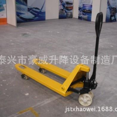护拦型托盘车 液压手动叉车 托盘手拖车 手拉地牛 小微型坦克车
