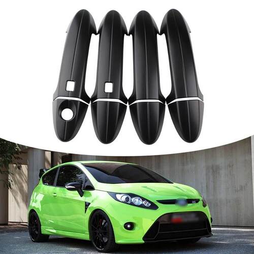 适用09-13款福特嘉年华Ford Fiesta Mk7 拉手哑黑门把手盖装饰件