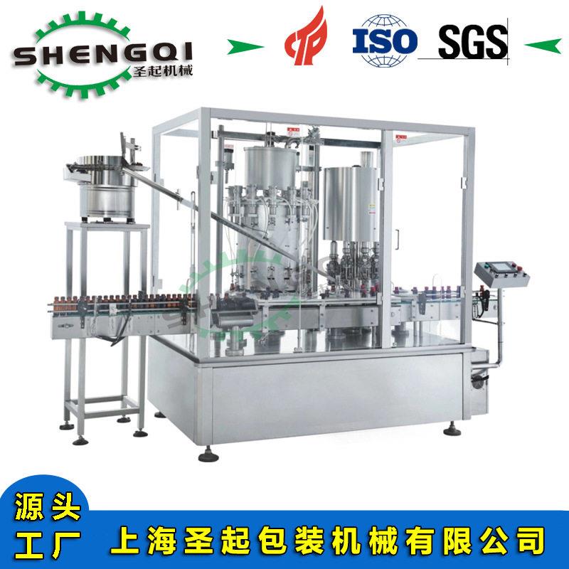 供应灌装旋盖一体机水蜜桃饮料灌装机液体灌装旋盖机