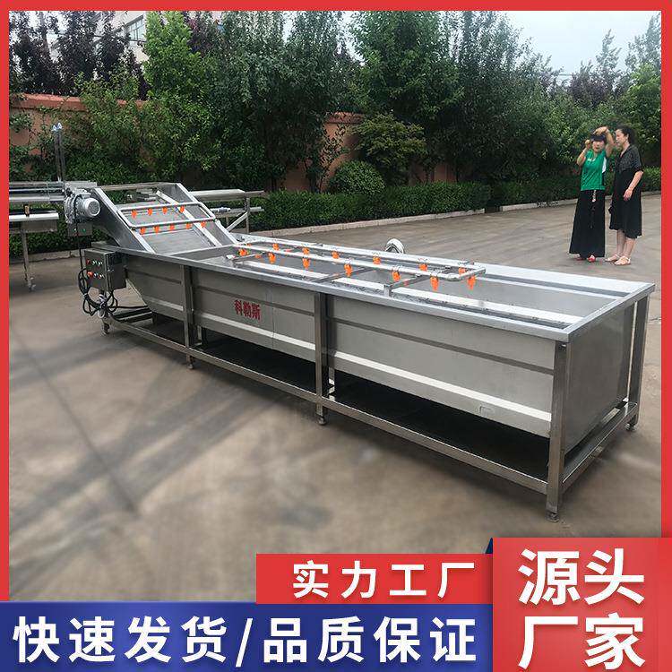 科勒斯机械CQX-250气泡清洗机水果蔬菜肉类根茎自动喷淋设备