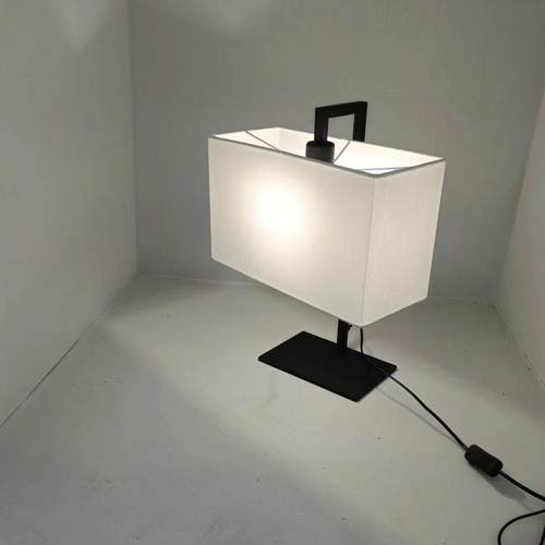 酒店豪华铁艺台灯布艺床头灯bedside lamp装饰台灯