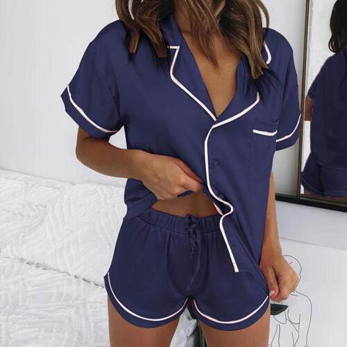istmas Sleepwear Pijama Mujer Home Suit Sleep Loungewear PJS