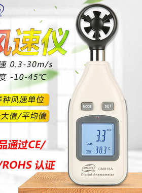 数字迷你标仪表  智测风力风温gm816a式风速计风速仪风benetech