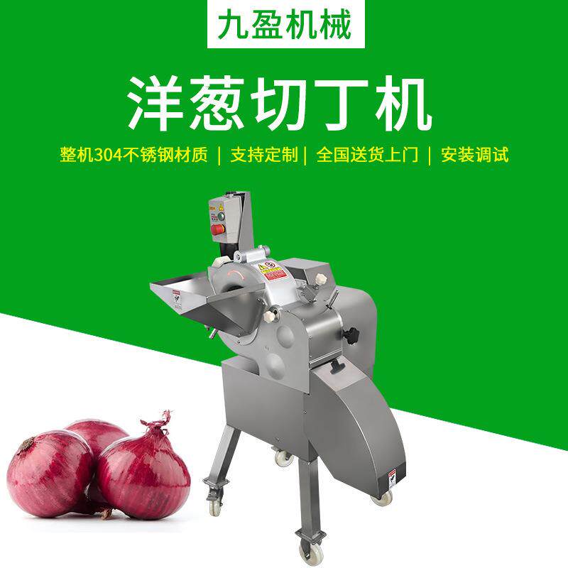 切洋葱丁机TJ-800商用不锈钢大蒜切丁设备蒜米切粒机切姜丁机