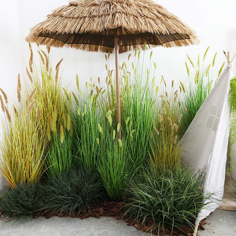 仿真芦苇草假狗尾草洋葱草盆栽露营风造景商场服装店橱窗落地装饰,鲜花速递/花卉仿真/绿植园艺,仿真绿植,淘宝优惠券,粉丝福利购,淘宝优惠卷