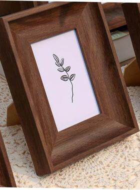 Nordic simple wooden photo frame square picture frames 相框