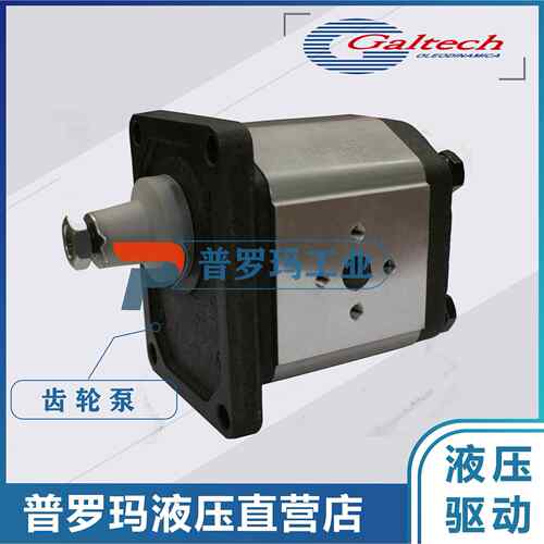 原装意大利高泰克齿轮泵齿轮马达GALTECH 2SMA8R-10N高压齿轮泵