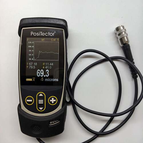 美国P涂o0siD133Tector 600FNS3层厚仪 带蓝牙AP测P数据传输