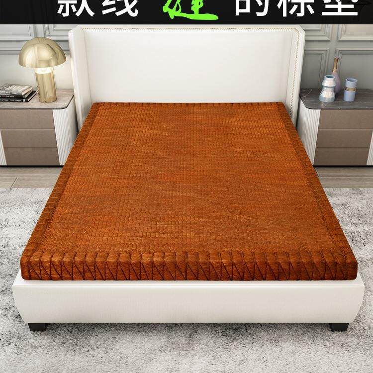 天然纯山棕床垫加硬老人儿童护脊无胶全手工折叠薄粽榈垫椰棕定