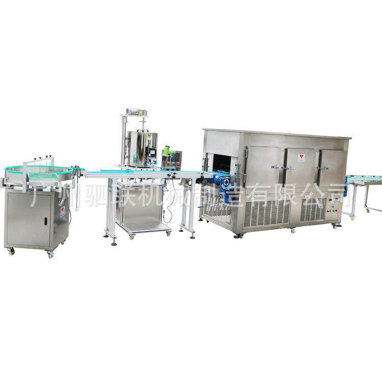 全自动鞋油加热灌装机凡士林唇膏按摩膏冷冻旋盖机生产线设备机器