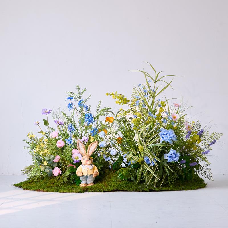 假花仿真花摆设室内户外景观布置酒店餐厅摄影花艺摆件绿植物造景