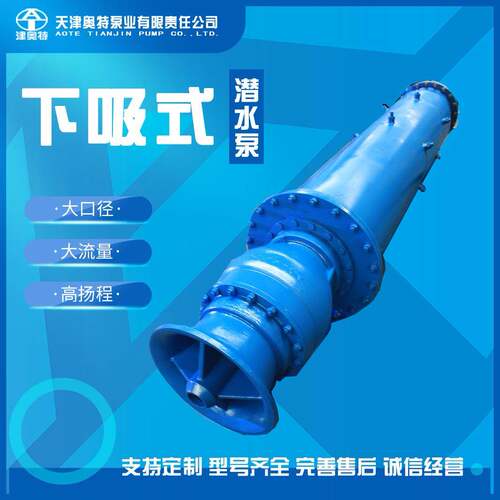 QJX潜水电泵高扬程底吸式泵厂家倒立式井用泵底部进水泵