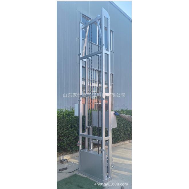 商用大型垃圾桶专用电动液压提升机设备倒料机效率高操作简便
