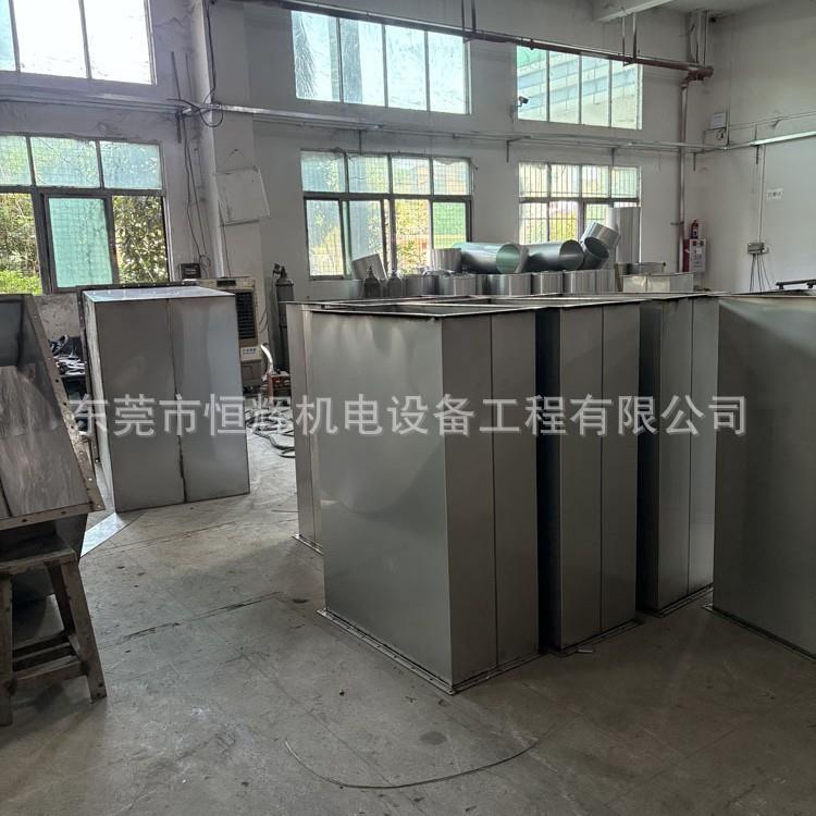异26风管三通共板法形兰风管角铁法抽兰排风罩恒辉烟风管