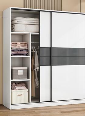 推849拉门滑移用柜子衣实家大济衣柜包衣橱门经型卧室现代简约