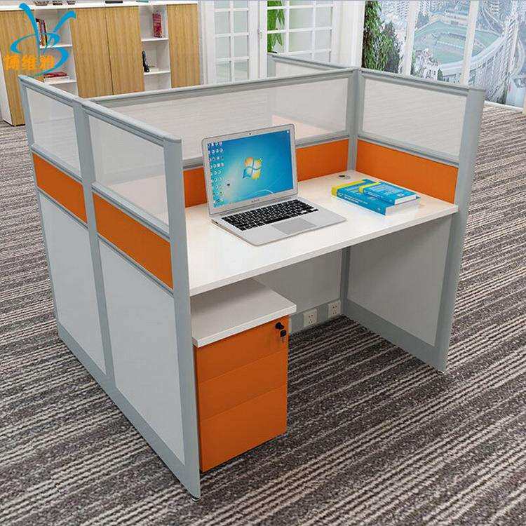 办公家具4人6人位员工位公司职员办公桌组合简约现代屏风卡位