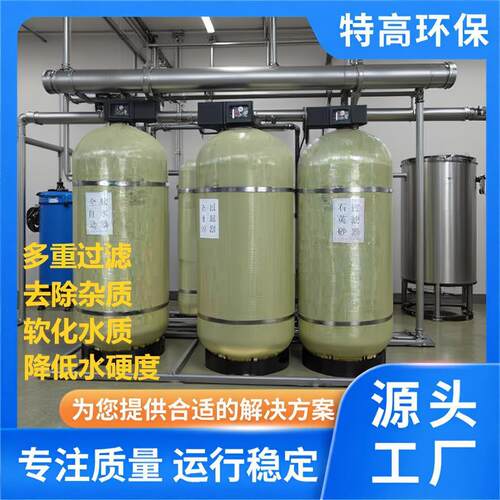 软化水装置处理锅炉软水机过滤器去除水垢医院学校工业智能控制