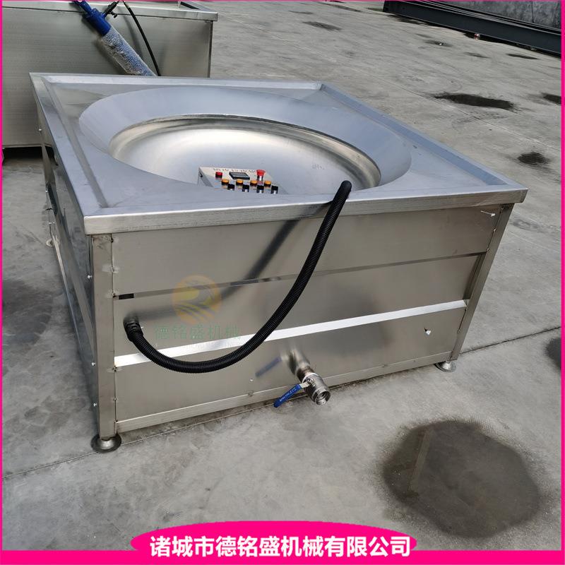 圆形花生米煮锅 牛肉块肉皮拉皮锅 蒸煮油炸一体锅