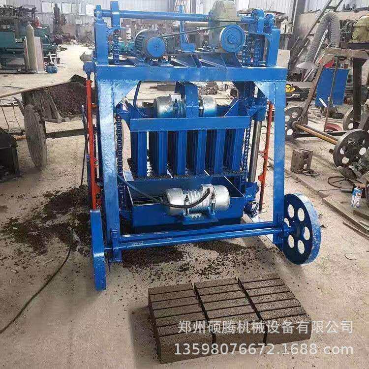 路面砖水泥空心砖标砖压砖机一机多用小型空心砌块多孔砖成型机