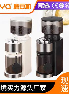 咖啡机商用磨豆机意式电动咖啡豆研磨机手冲粗细110V220V新半自动
