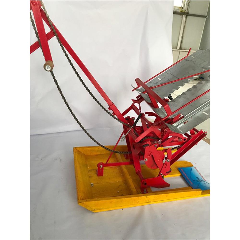 手摇插秧机Hand operated rice transplanter小型双行水稻播种机