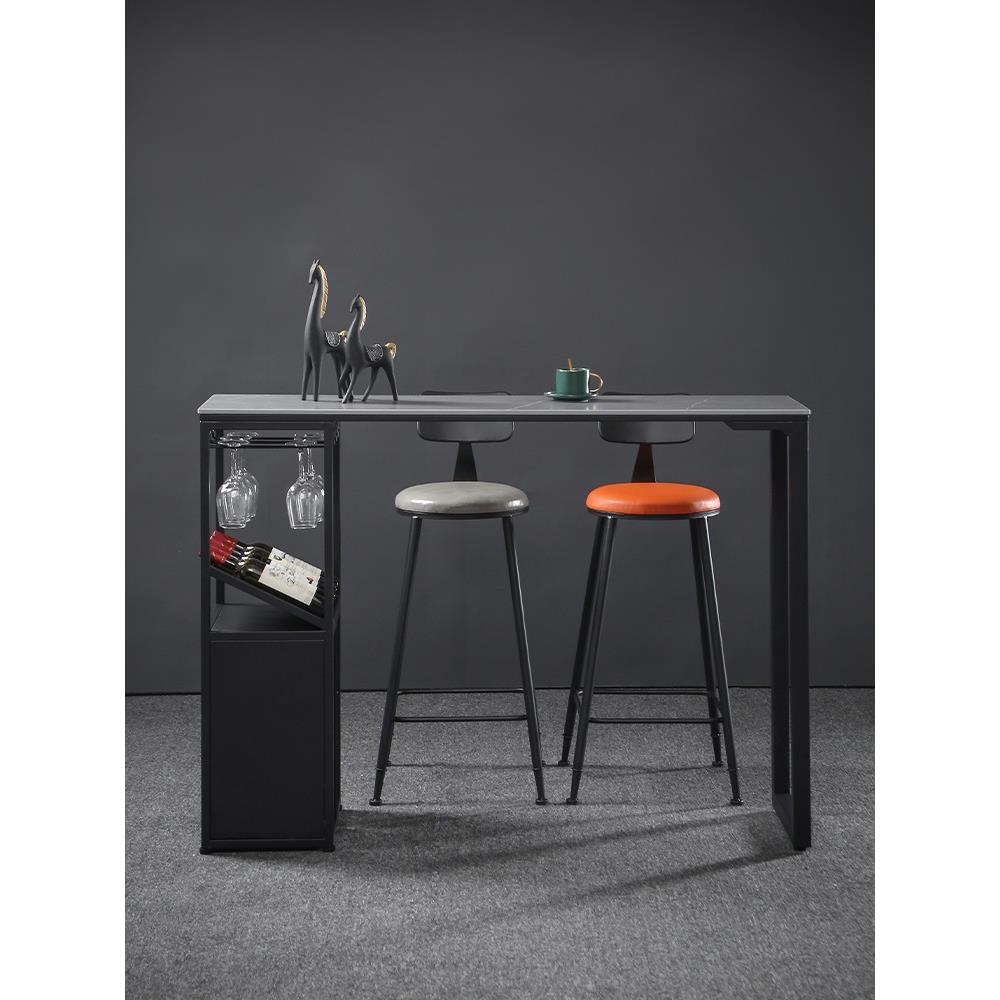 轻奢岩板高用小户型客厅吧台桌多功能桌隔断靠墙脚TMD2021B大理石