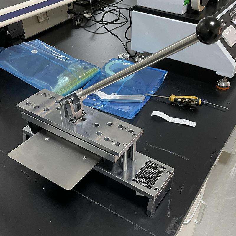 【一诺仪器】工业纸品质量检测12.7纸张条形不锈钢环压专用取样器