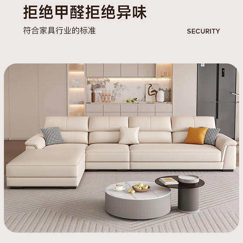 简约小户型现代家用棉麻布新款贵妃猫抓布沙发布艺沙发客厅