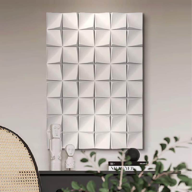 入户玄关几何图案立体装饰画 走廊过道挂画背景墙面浮雕肌理壁画