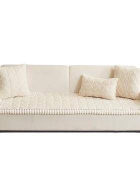 2024新款冬季保暖舒棉绒沙发垫实木红木沙发防滑加厚坐垫子