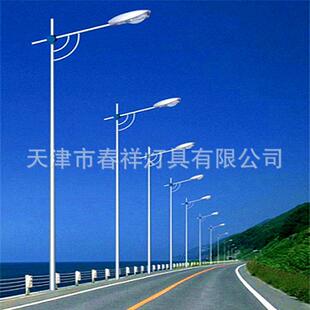 户外照明灯杆道路LED灯杆8米单弯路灯灯杆单弯路灯灯杆