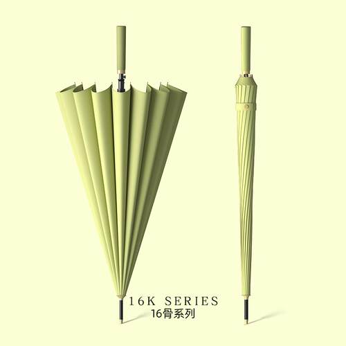 正品24骨长柄实雨伞士大号自动加固厚结男抗风黑色商务加定制直杆