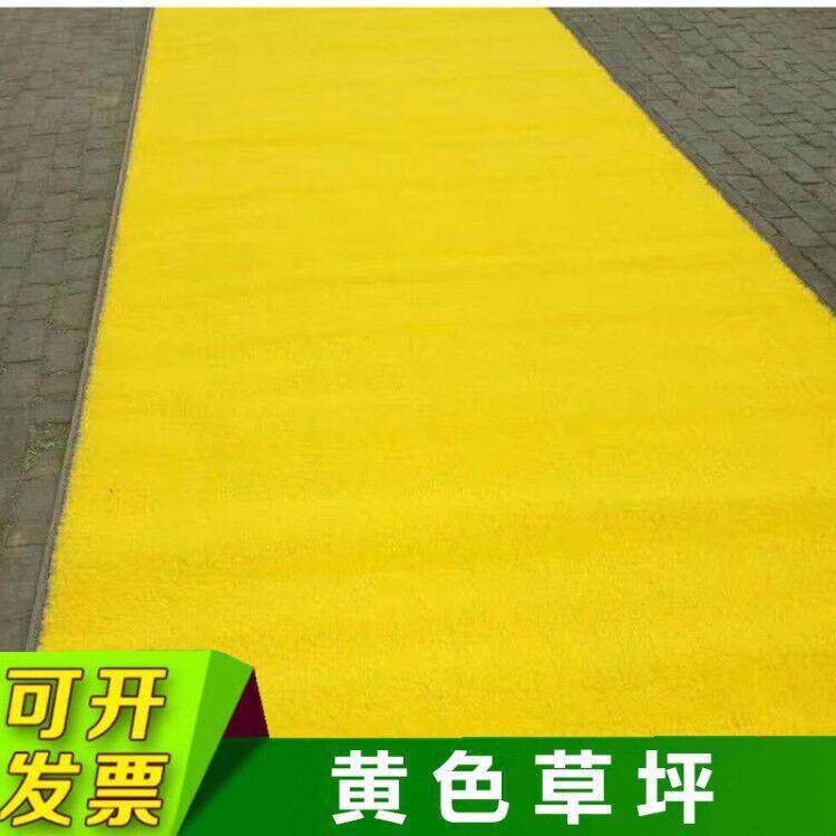 新款直销白草仿真草坪人造草坪红色草坪黄色草坪蓝色草坪幼儿园草