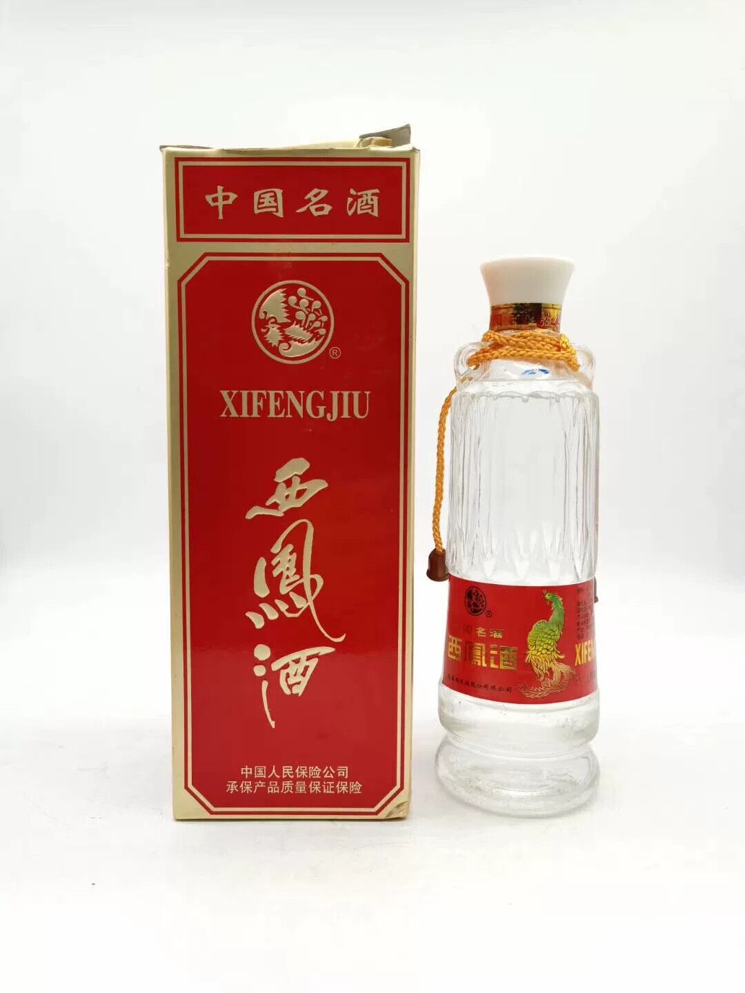 1991年39度西凤酒500ml*6瓶 凤兼浓香型白酒 纯粮酿造老酒