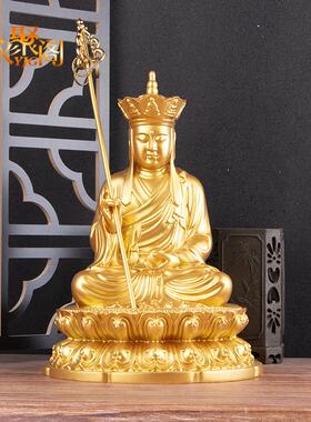 大愿地藏王佛像 家居佛堂供奉地藏手工艺品摆件 地藏菩萨坐像大号